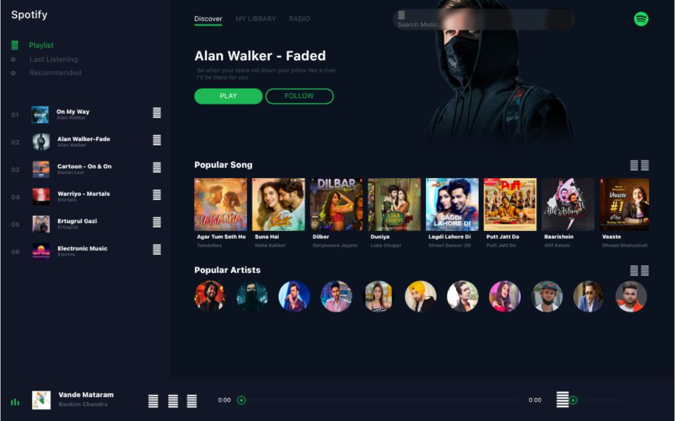 Spotify Clone